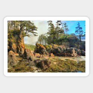 Cape Scott Rugged Beach Sticker